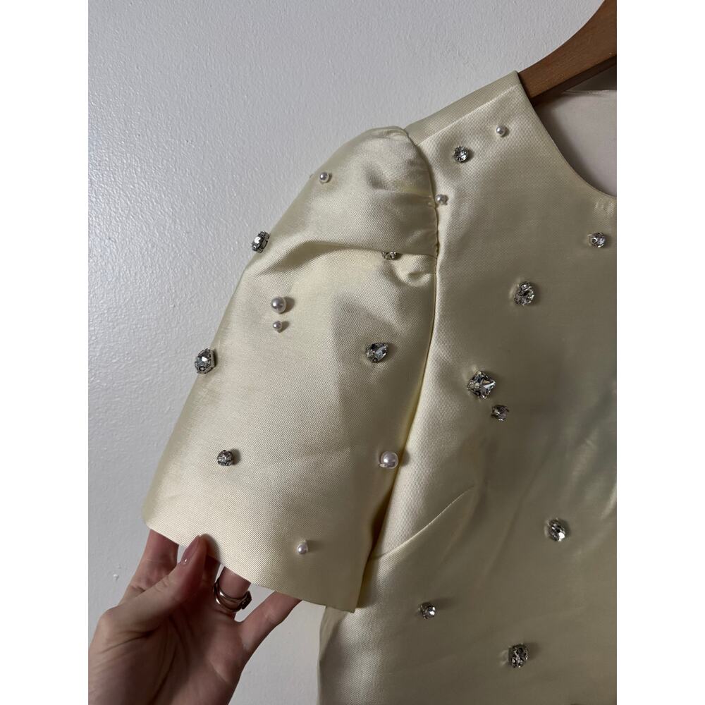 NWT Hunter Bell XS Ivory Gem Olivia Top - Picture 4 of 6